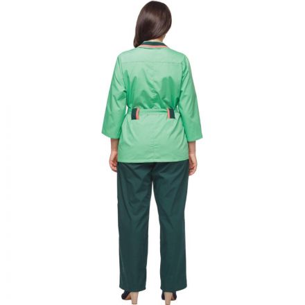 Костюм для горничных и уборщиц у04-КБР салатов/зел(р.60-62)р.158-164 Костюм для горничных и уборщиц у04-КБР салатов/зел(р.60-62)р.158-164