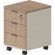 Тумба мобильная Комус Мебель Easy One 3ящ подкатн. Вяз Шв/Кшм (250317)