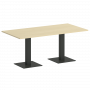 Home Office Стол прямоугольный VR.SP-5-180.2 Клён/Антрацит металл 1800*900*750