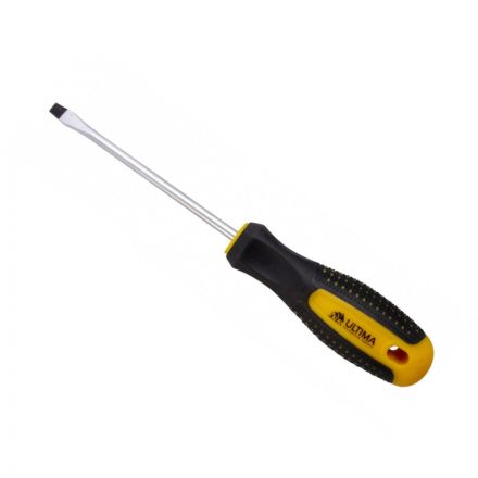 Отвертка Ultima SL3,0х100 мм, CrV, 2-х компонент. рукоятка anti slip 124006 Отвертка Ultima SL3,0х100 мм, CrV, 2-х компонент. рукоятка anti slip 124006