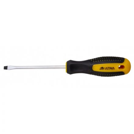 Отвертка Ultima SL3,0х100 мм, CrV, 2-х компонент. рукоятка anti slip 124006 Отвертка Ultima SL3,0х100 мм, CrV, 2-х компонент. рукоятка anti slip 124006
