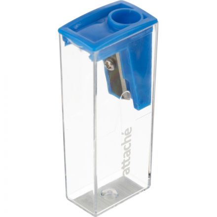 Точилка Attache Economy на 1 отв, прямоуг. c прозр. контейнером, ассорти Точилка Attache Economy на 1 отв, прямоуг. c прозр. контейнером, ассорти