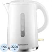 Чайник BRAYER 6108BR,электрический,2200Вт,1,7л,пласт.корп,шкала,подсвет Чайник BRAYER 6108BR,электрический,2200Вт,1,7л,пласт.корп,шкала,подсвет
