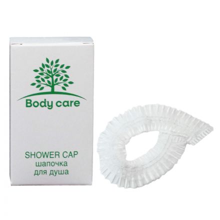 Шапочка для душа Luscan Body care картон, 250шт/уп