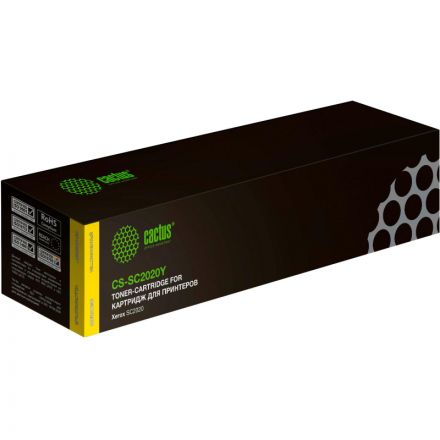 Картридж лазерный Cactus CS-SC2020Y 006R01696 жел. для Xerox DC SC2020