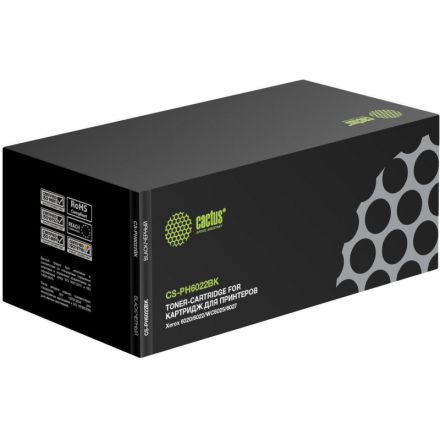 Картридж лазерный Cactus 106R02763 чер. для Xerox 6020/6022/6025 Картридж лазерный Cactus 106R02763 чер. для Xerox 6020/6022/6025