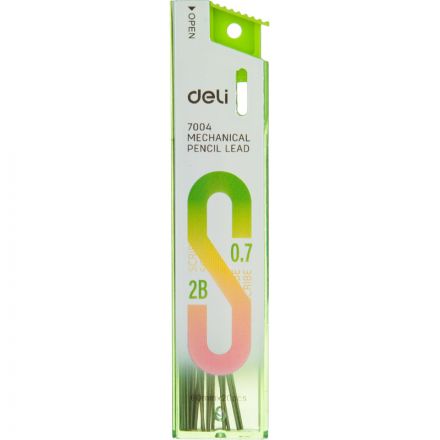 Стержень микрографический Deli 0,7 мм 2B,упаковка в ассортименте,20 шт Стержень микрографический Deli 0,7 мм 2B,упаковка в ассортименте,20 шт