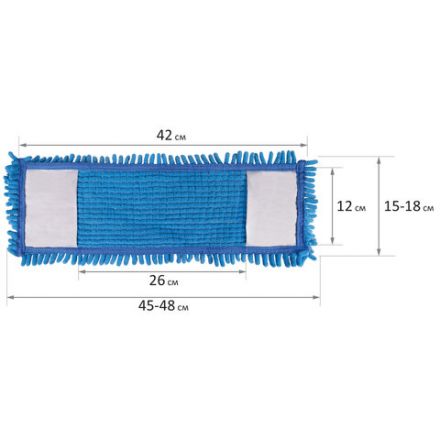 Насадка МОП 40 КОМПЛЕКТ 4 шт., УНИВЕРСАЛЬНАЯ для швабр 38-42 см (ТИП К), микрофибра букли/синель, LAIMA, 607460 Насадка МОП 40 КОМПЛЕКТ 4 шт., УНИВЕРСАЛЬНАЯ для швабр 38-42 см (ТИП К), микрофибра букли/синель, LAIMA, 607460