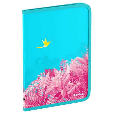 Папка на молнии Berlingo "Flower Art" А4, 600мкм, с рисунком Папка на молнии Berlingo "Flower Art" А4, 600мкм, с рисунком