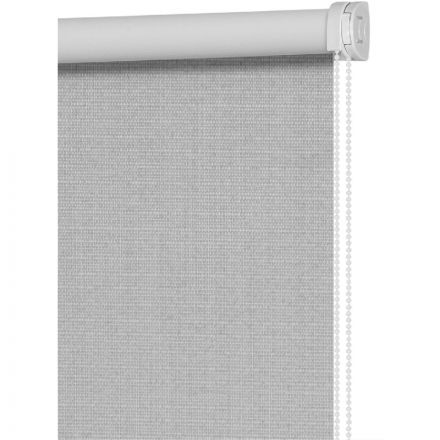 Рулонная штора ARX_ Блэкаут Шалюр Серебристый 120x160 Мини