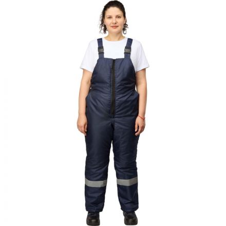 Полукомбинезон рабочий зимний женский з46-ПК синий (р.44-46) 170-176 Полукомбинезон рабочий зимний женский з46-ПК синий (р.44-46) 170-176