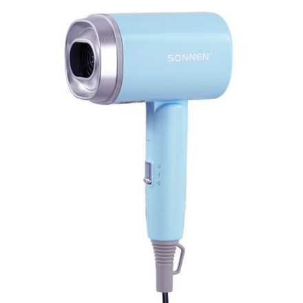 Фен для волос дорожный SONNEN HD-2318, 1500 Вт, складной, 2 температуры, 2 скорости, 454695 Фен для волос дорожный SONNEN HD-2318, 1500 Вт, складной, 2 температуры, 2 скорости, 454695