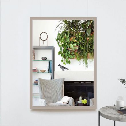 Зеркало МИР_Комус Мебель в раме  ПЛС 500х700 (КС365004030) коричневый