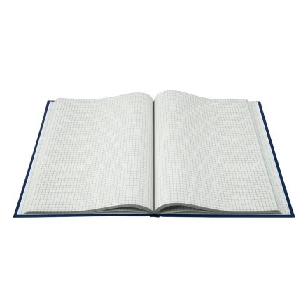 Книга учета OfficeSpace, А4, 96л., клетка, 200*290мм, бумвинил, синий, блок газетный Книга учета OfficeSpace, А4, 96л., клетка, 200*290мм, бумвинил, синий, блок газетный