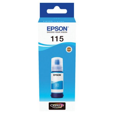 Чернила EPSON 115 (C13T07D24A) для СНПЧ L8160/L8180, голубые, объем 70 мл, ОРИГИНАЛЬНЫЕ Чернила EPSON 115 (C13T07D24A) для СНПЧ L8160/L8180, голубые, объем 70 мл, ОРИГИНАЛЬНЫЕ
