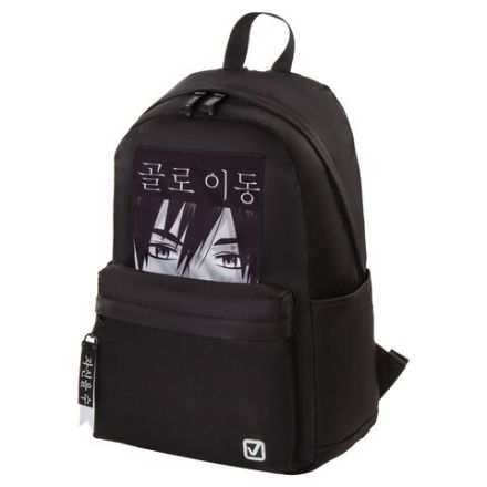 Рюкзак BRAUBERG FASHION CITY, универсальный, карман-антивор, "Anime View", черный, 44х31х16 см, 229964 Рюкзак BRAUBERG FASHION CITY, универсальный, карман-антивор, "Anime View", черный, 44х31х16 см, 229964