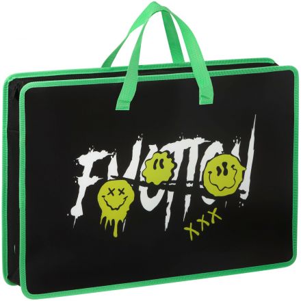 Папка для чертежей и рисунков А3 ArtSpace "Smile", пластик, 85мм, на молнии Папка для чертежей и рисунков А3 ArtSpace "Smile", пластик, 85мм, на молнии