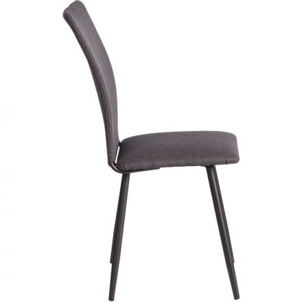 Стул Комус Мебель FABBI ткань, 45х55х93, темно-серый Стул Комус Мебель FABBI ткань, 45х55х93, темно-серый