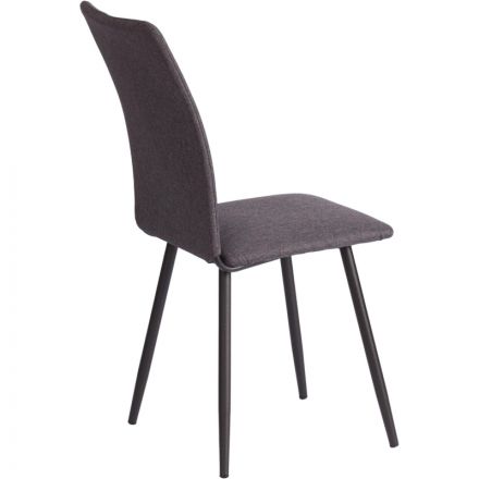 Стул Комус Мебель FABBI ткань, 45х55х93, темно-серый Стул Комус Мебель FABBI ткань, 45х55х93, темно-серый