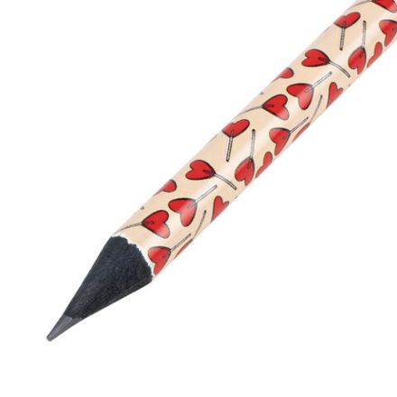 Карандаш чернографитный BRAUBERG "HEARTS", 1 шт., HB, с ластиком, корпус ассорти, 181762 Карандаш чернографитный BRAUBERG "HEARTS", 1 шт., HB, с ластиком, корпус ассорти, 181762