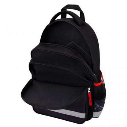 Рюкзак ПИФАГОР SCHOOL, 1 отделение, 3 кармана, "Street race", 38x28х14 см, 273169 Рюкзак ПИФАГОР SCHOOL, 1 отделение, 3 кармана, "Street race", 38x28х14 см, 273169