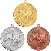 Медаль 3шт/наб хоккей 50 мм золото, серебро, бронза MK184abc