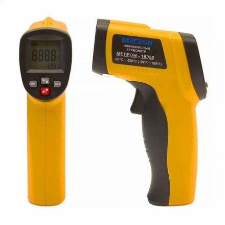 Термометр бесконтактный (пирометр) МЕГЕОН 16350 Термометр бесконтактный (пирометр) МЕГЕОН 16350