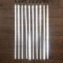 Гирлянда светодиодная 'Тающие сосульки' 960 LED, белый, соединяют, 256-429