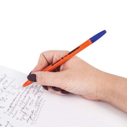 Ручка шариковая BRAUBERG "X-333 Orange", СИНЯЯ, корпус оранжевый, узел 0,7 мм, линия письма 0,35 мм, 142409 Ручка шариковая BRAUBERG "X-333 Orange", СИНЯЯ, корпус оранжевый, узел 0,7 мм, линия письма 0,35 мм, 142409