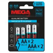 Батарейка Promega AA/LR06(2шт) + AAA/LR03(2шт) Батарейка Promega AA/LR06(2шт) + AAA/LR03(2шт)