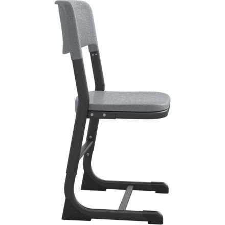 Стул ученический MET_Комус Мебель Школа 2.0,5-7р.г.Aero серый 7040/антрацит