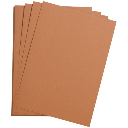 Цветная бумага 500*650мм, Clairefontaine "Etival color", 24л., 160г/м2, лососевый, легкое зерно, 30%хлопка, 70%целлюлоза