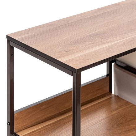 Комод Leset Локи 3 ящ. с полкой, Коричневый, Бежевый, Коричневый, Бежевый, светло-коричневый, темно-коричневый, Лён искусственный Комод Leset Локи 3 ящ. с полкой, Коричневый, Бежевый, Коричневый, Бежевый, светло-коричневый, темно-коричневый, Лён искусственный