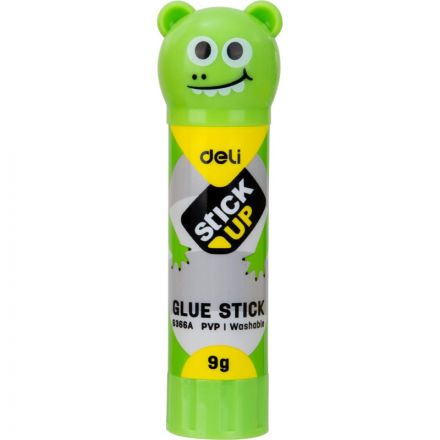 Клей-карандаш школьный 9г Deli с колпачком в форме зверька, ассорти E6366A Клей-карандаш школьный 9г Deli с колпачком в форме зверька, ассорти E6366A