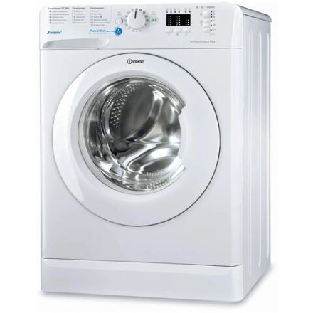 Стиральная машина INDESIT BWSA 51051 1, 1000 об/мин, 5 кг, фронтальная загрузка, 17 программ, белая, 869991020420 Стиральная машина INDESIT BWSA 51051 1, 1000 об/мин, 5 кг, фронтальная загрузка, 17 программ, белая, 869991020420