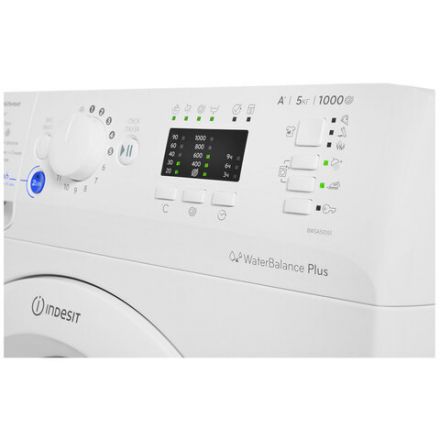 Стиральная машина INDESIT BWSA 51051 1, 1000 об/мин, 5 кг, фронтальная загрузка, 17 программ, белая, 869991020420 Стиральная машина INDESIT BWSA 51051 1, 1000 об/мин, 5 кг, фронтальная загрузка, 17 программ, белая, 869991020420