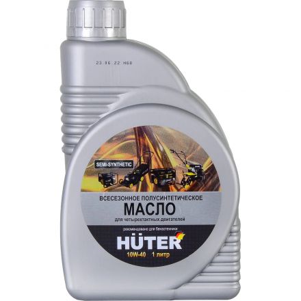 Масло HUTER 4-х тактное, 10W-40, 1л (73/8/1/1)