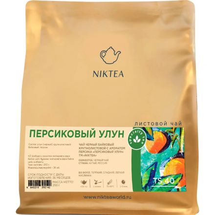 Чай зеленый Niktea Персиковый улун, 250 г Чай зеленый Niktea Персиковый улун, 250 г