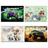 Альбом для рисования А4, 20 листов, скоба, обложка офсет, ПИФАГОР, 203х288 мм, "МИКС-2", 107103 Альбом для рисования А4, 20 листов, скоба, обложка офсет, ПИФАГОР, 203х288 мм, "МИКС-2", 107103