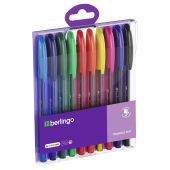 Набор шариковых ручек Berlingo "Triangle 100T" 10шт., 10цв., 0,7мм, корпус ассорти Набор шариковых ручек Berlingo "Triangle 100T" 10шт., 10цв., 0,7мм, корпус ассорти