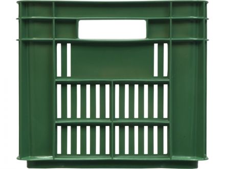 Ящик 500х300х264 с перфорацией  зелёный