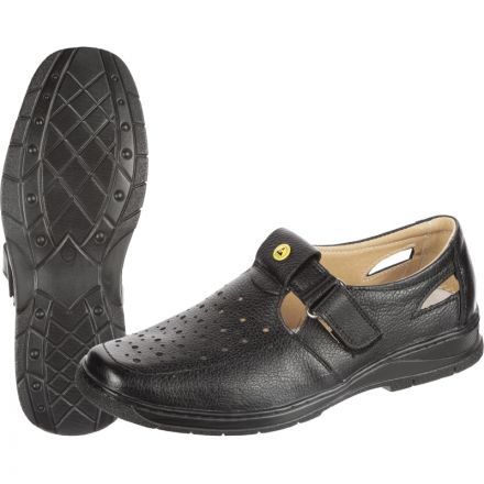 Полуботинки с перфорацией антистатические цв. черный (р.42) (арт. 8205) Полуботинки с перфорацией антистатические цв. черный (р.42) (арт. 8205)