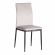Стул CAPRI (mod. 39) металл, вельвет, 49.5 х 41 х 93,5 см, Light grey (светло-серый) HLR14 / черный