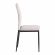 Стул CAPRI (mod. 39) металл, вельвет, 49.5 х 41 х 93,5 см, Light grey (светло-серый) HLR14 / черный