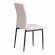 Стул CAPRI (mod. 39) металл, вельвет, 49.5 х 41 х 93,5 см, Light grey (светло-серый) HLR14 / черный