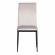 Стул CAPRI (mod. 39) металл, вельвет, 49.5 х 41 х 93,5 см, Light grey (светло-серый) HLR14 / черный