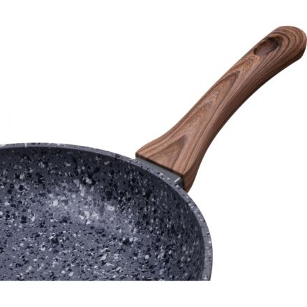 Сковорода LARA GRANIT PALERMO ков. алюм. 26х5 см, ИНД., 4,2мм LR01-55-26