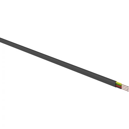 Кабель телефонный  REXANT ШТЛП 4 жилы Cu, черный, бухта 100 м