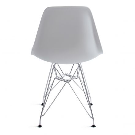 Стул Синди Айрон Чаир Имс/Cindy Iron Chair Eames (мод.002)/1 шт. в упаковке металл, пластик, 51х46х82,5, белый