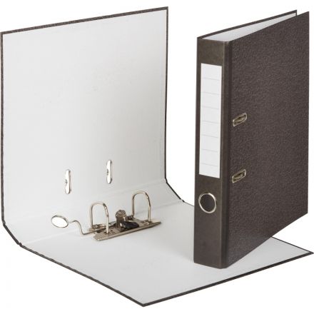 Папка-регистратор Attache Economy 50 мм мрамор черная (10 штук в упаковке)